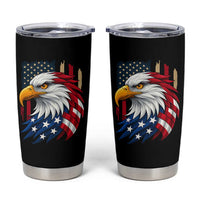 Fierce American Eagle Tumbler Cup Bold Patriotic 4th of July USA Freedom - Wonder Print Shop