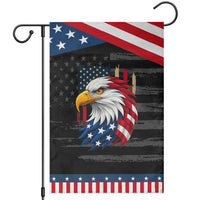 Fierce American Eagle Garden Flag Bold Patriotic 4th of July USA Freedom