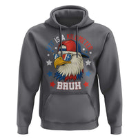 WTF Is A Kilometer Bruh Hoodie Funny Patriotic American Bald Eagle TS02