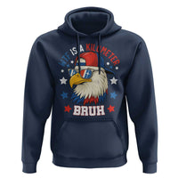 WTF Is A Kilometer Bruh Hoodie Funny Patriotic American Bald Eagle TS02