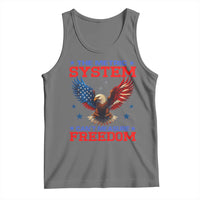 The Metric System Can't Measure Freedom Tank Top Funny Patriotic Eagle 4th of July USA Flag - Wonder Print Shop