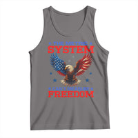 The Metric System Can't Measure Freedom Tank Top Funny Patriotic Eagle 4th of July USA Flag - Wonder Print Shop