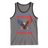 The Metric System Can't Measure Freedom Tank Top Funny Patriotic Eagle 4th of July USA Flag - Wonder Print Shop