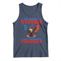 The Metric System Can't Measure Freedom Tank Top Funny Patriotic Eagle 4th of July USA Flag - Wonder Print Shop