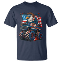 Patriotic Eagle Driving Monster Truck T Shirt 4th of July USA Flag Freedom - Wonder Print Shop