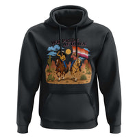 We Pride at Dawn Lesbian Cowgirl Hoodie Country Western Retro Graphic Pride Month