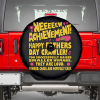 New Achievement Happy Fathers Day Crawler Spare Tire Cover Funny Gamer Dad LitRPG Gaming Milestone