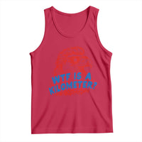 WTF Is A Kilometer Funny American Bald Eagle Tank Top Patriotic 4th of July Humor
