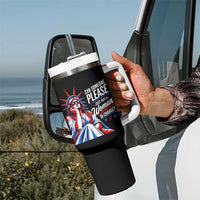 Patriotic Lady Liberty Feminist Graphic Tumbler With Handle Can Someone Please Just Put A Woman In Charge Funny Feminism