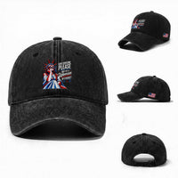 Patriotic Lady Liberty Feminist Graphic Washed Cotton Baseball Cap Can Someone Please Just Put A Woman In Charge Funny Feminism
