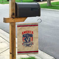 250 Years of Freedom Paul Revere Midnight Ride Patriotic Garden Flag Historical Revolution American Flag Shield