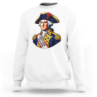 George Washington Patriotic History Graphic Sweatshirt Liberty Looks Good On Me 4th of July Founding Father Humor