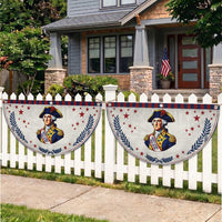 George Washington History Graphic Patriotic Fan Flag Liberty Looks Good On Me 4th of July Founding Father Humor