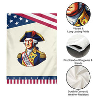 George Washington History Graphic Patriotic Garden Flag Liberty Looks Good On Me 4th of July Founding Father Humor