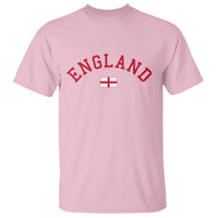Vintage England Flag Pride T Shirt Patriotic St Georges Cross Heritage