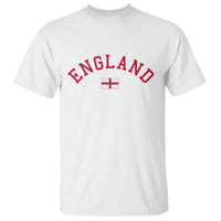 Vintage England Flag Pride T Shirt Patriotic St Georges Cross Heritage