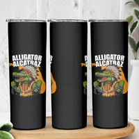 Native Alligator Alcatraz Skinny Tumbler Florida Gator Break The Chain - Wonder Print Shop