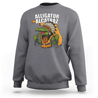 Native Alligator Alcatraz Sweatshirt Florida Gator Break The Chain - Wonder Print Shop