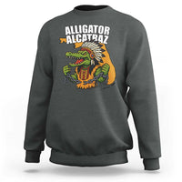 Native Alligator Alcatraz Sweatshirt Florida Gator Break The Chain - Wonder Print Shop