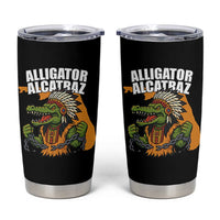 Native Alligator Alcatraz Tumbler Cup Florida Gator Break The Chain - Wonder Print Shop