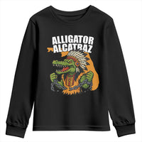 Native Alligator Alcatraz Youth Sweatshirt Florida Gator Break The Chain - Wonder Print Shop