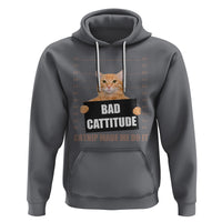 Funny Cat Mugshot Hoodie Bad Cattitude Catnip Made Me Do It - Wonder Print Shop