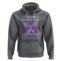 Leprosy Awareness Hoodie I Wear Purple For Leprosy Awareness - Wonder Print Shop