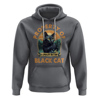 Black Cat Hoodie Property Of Black Cat - Wonder Print Shop