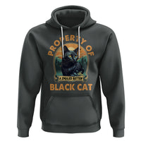 Black Cat Hoodie Property Of Black Cat - Wonder Print Shop