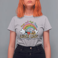 Lunch Lady T Shirt For Women Back School Hugs & High Fives Lunch Lady Life Appreciation - Wonder Print Shop