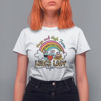 Lunch Lady T Shirt For Women Back School Hugs & High Fives Lunch Lady Life Appreciation - Wonder Print Shop