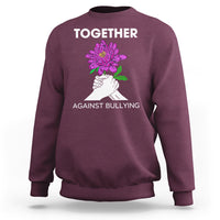 Anti Bullying Sweatshirt Together Against Bullying Orange - Wonder Print Shop
