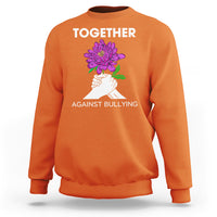 Anti Bullying Sweatshirt Together Against Bullying Orange - Wonder Print Shop