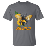 Anti Bullying T Shirt Be Kind Floral Bee Choose Kindness - Wonder Print Shop