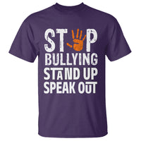 Anti Bullying T Shirt Stop Bullying Orange Stand Up Speak Out - Wonder Print Shop
