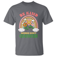 Anti Bullying T Shirt Be Kind Words Don't Rewind Rainbow - Wonder Print Shop