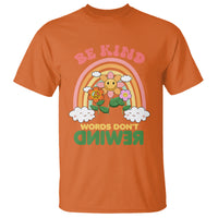 Anti Bullying T Shirt Be Kind Words Don't Rewind Rainbow - Wonder Print Shop