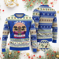 Xmas in Hawaii Ugly Christmas Sweater This Is My Hawaiian Tiki Retro Tropical Vibe - Wonder Print Shop