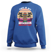 This Is My Hawaiian Christmas Shirt Retro Tropical Xmas Hawaii Tiki Sweatshirt - Wonder Print Shop
