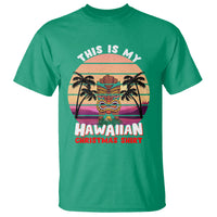 This Is My Hawaiian Christmas Shirt Retro Tropical Xmas Hawaii Tiki T Shirt - Wonder Print Shop