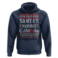 Funny Mexican Ugly Christmas Hoodie Santa's Favorite Cabrona Xmas Party Gift