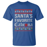 Funny Mexican Ugly Christmas T Shirt Santa's Favorite Cabrona Xmas Party Gift - Wonder Print Shop
