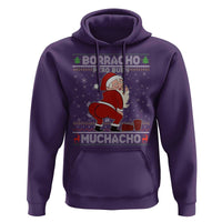 Funny Drunk Mexican Santa Hoodie Borracho Pero Buen Muchacho Good Guy in Spanish