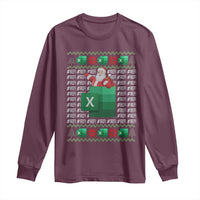 Funny Christmas Accountant Long Sleeve Shirt Excel REF Error Spreadsheet Santa Gift