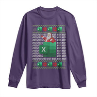Funny Christmas Accountant Long Sleeve Shirt Excel REF Error Spreadsheet Santa Gift