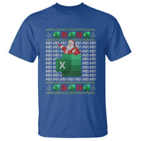 Funny Christmas Accountant T Shirt Excel REF Error Spreadsheet Santa Gift - Wonder Print Shop