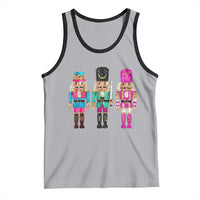 Christmas Nutcracker Tank Top Sequin Sparklle Festive Xmas Vintage