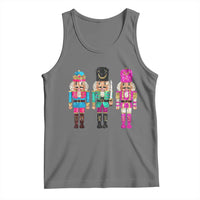 Christmas Nutcracker Tank Top Sequin Sparklle Festive Xmas Vintage