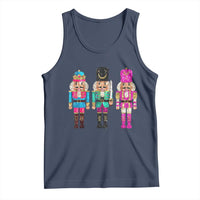 Christmas Nutcracker Tank Top Sequin Sparklle Festive Xmas Vintage