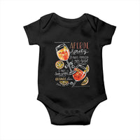 Aperol Spritz Baby Onesie Cocktail Recipe Drinking Lover Gift